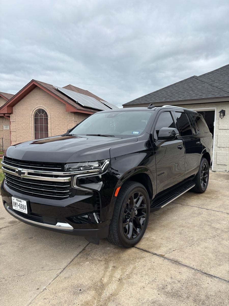 Black Chevrolet Tahoe detailed by Revival Auto Detailing